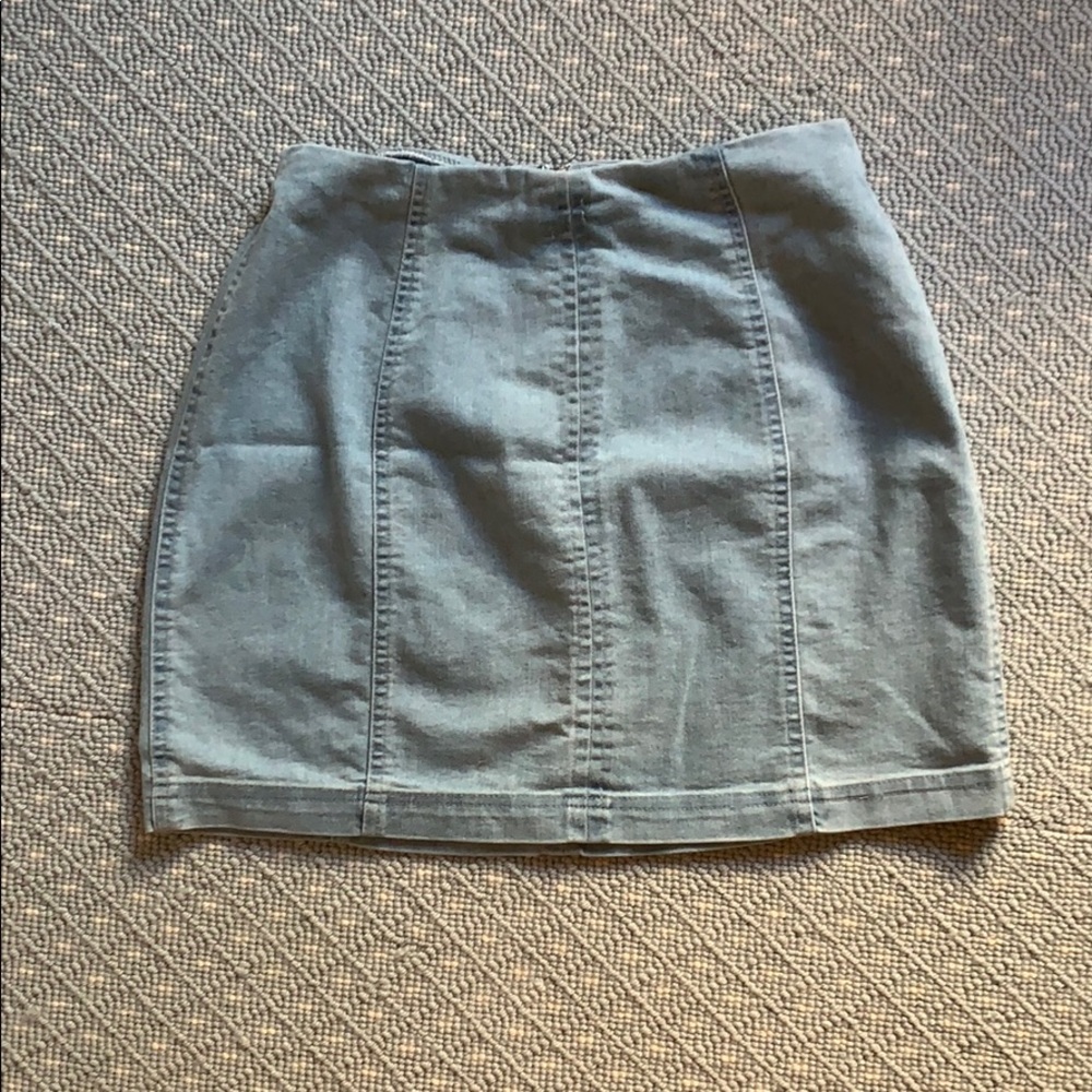Blue jean skirt